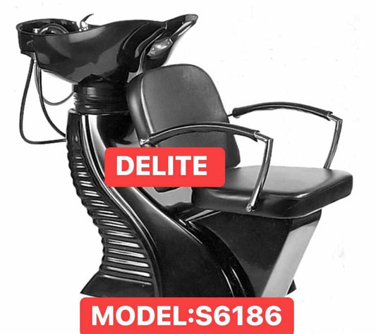 Delite Luxury Backwash Shampoo Hair Washing Chair with Shampoo Bowl Sink Unit | Salon Barber Chair &nbsp;Model: S6186