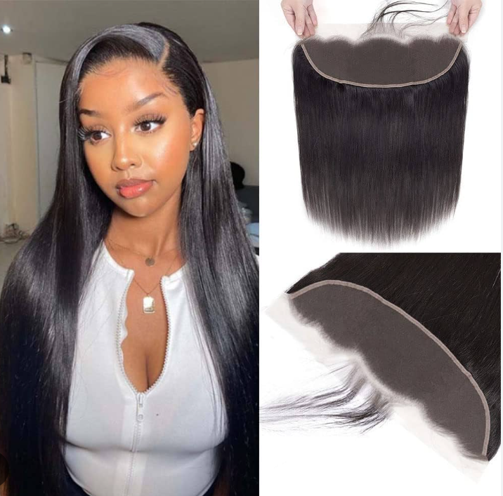 Human Hair Closure Ear to Ear Straight 100% Original