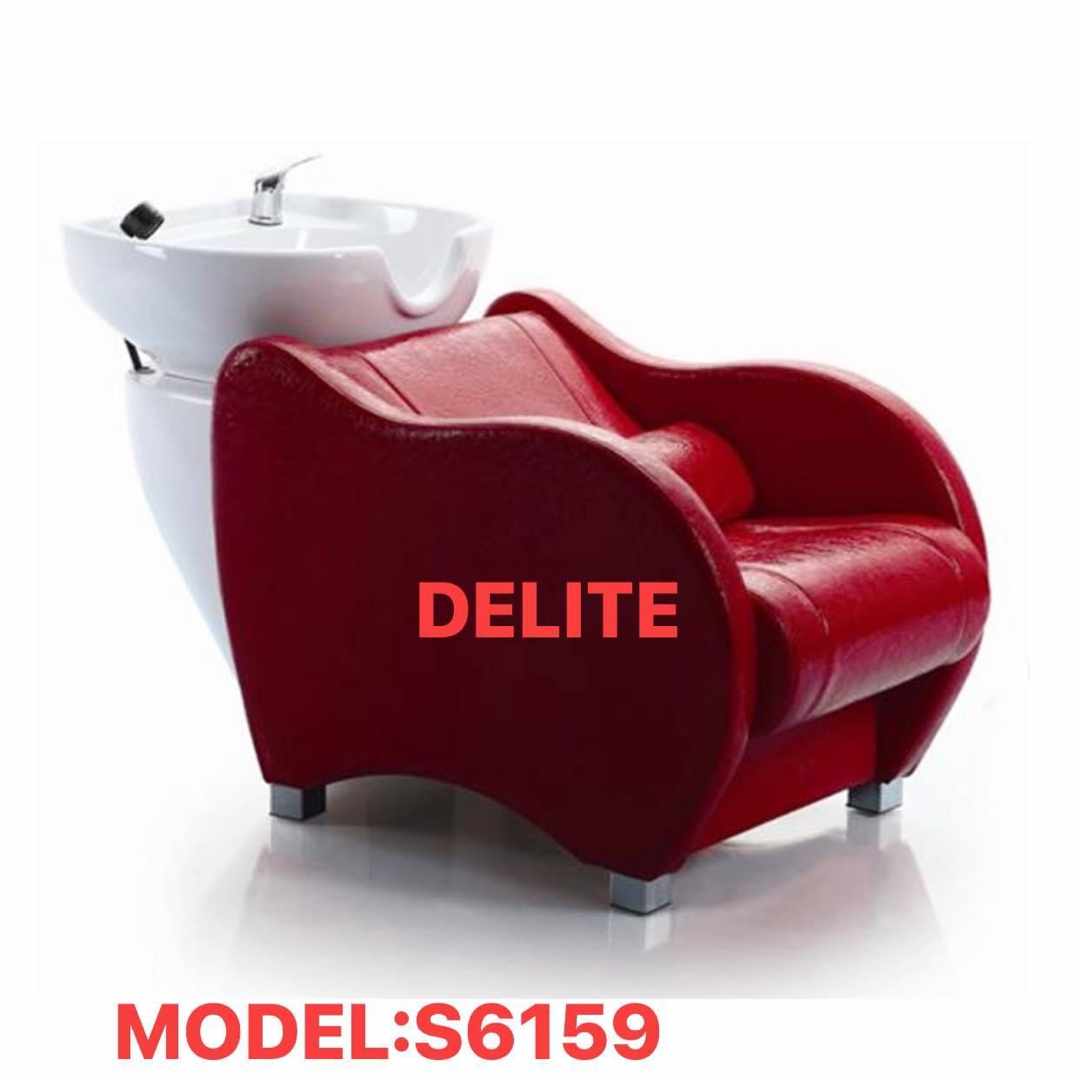 Delite Luxury Backwash Shampoo Hair Washing Chair with Shampoo Bowl Sink Unit | Salon Barber Chair Model: S6159