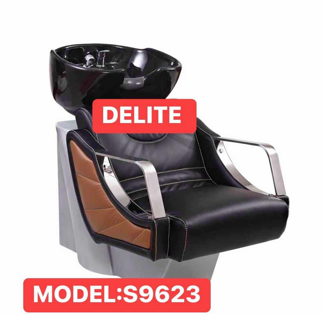 Delite Luxury Backwash Shampoo Hair Washing Chair with Shampoo Bowl Sink Unit | Salon Barber Chair Model: S9623