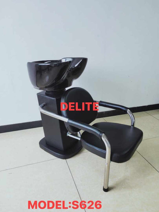 Delite Backwash Shampoo Hair Washing Chair with Shampoo Bowl Sink Unit | Salon Barber Chair Model: S626